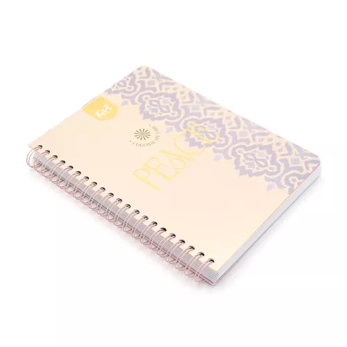 Cuaderno Argollado Profesional Raya Kiut Peace 200 Hojas