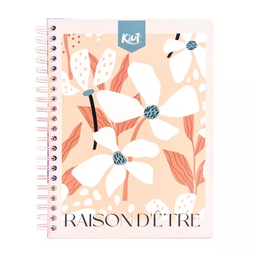 Cuaderno Argollado Profesional Raya Kiut Raison detre 200 Hojas
