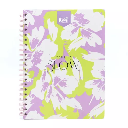 Cuaderno Argollado Profesional Raya Kiut Take it Slow 100 Hojas