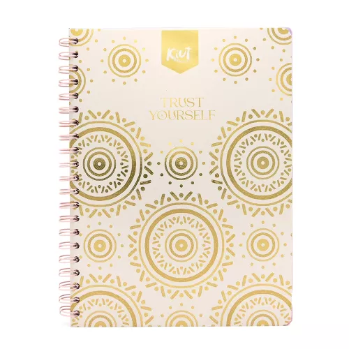 Cuaderno Argollado Profesional Raya Kiut Trust Yourself 100 Hojas