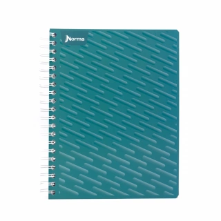 Cuaderno Argollado Profesional Raya Norma Azul 200 Hojas