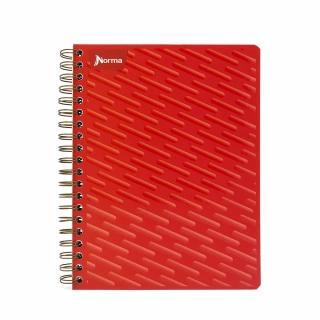 Cuaderno Argollado Profesional Raya Norma Rojo 200 Hojas