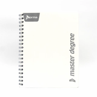 Cuaderno Argollado Profesional Raya Polycover Norma blanco 100 Hojas
