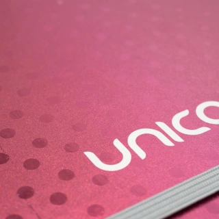 Cuaderno Argollado Profesional Raya Unicampus Norma Rojo Holografico 160 Hojas