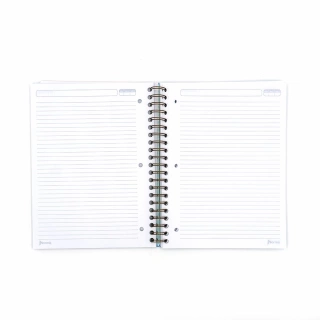 Cuaderno Argollado Profesional Raya Unicampus Norma Rosa Holografico 160 Hojas