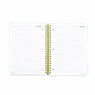 Cuaderno Argollado Profesional Raya Unicampus Norma Rosa Soft touch 160 Hojas