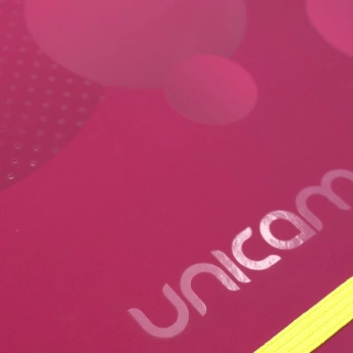 Cuaderno Argollado Profesional Raya Unicampus Norma Rosa Soft touch 160 Hojas