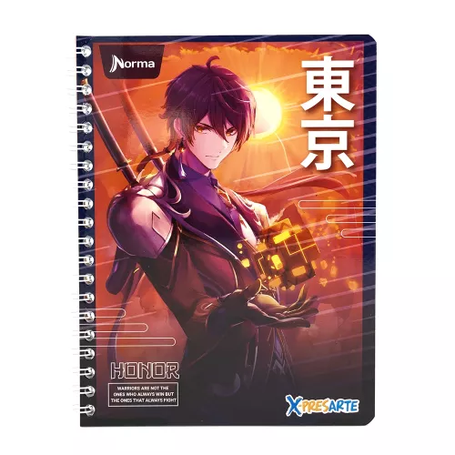 Cuaderno Argollado Profesional Raya Xpresarte Tendencias Honor 90 Hojas