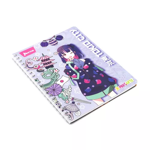 Cuaderno Argollado Profesional Raya Xpresarte Tendencias Tokio city 90 Hojas