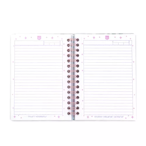 Cuaderno Argollado Tapa Dura Frances Raya Kiut Here the sun comes 160 Hojas