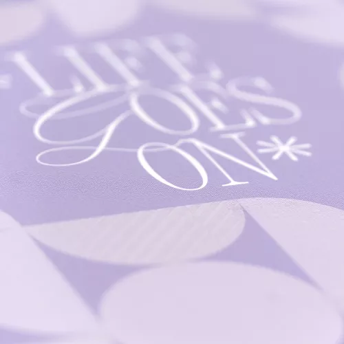 Cuaderno Argollado Tapa Dura Frances Raya Kiut Lifes Goes On 160 Hojas