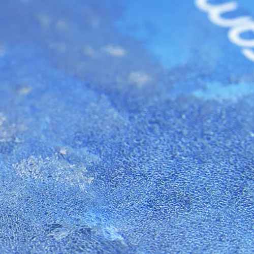 Cuaderno Argollado Tapa Dura Profesional Cuadro Grande Unicampus Metalizado Water 160 Hojas