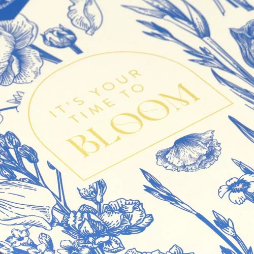 Cuaderno Argollado Tapa Dura Profesional Raya Kiut It s your time to Bloom 160 Hojas