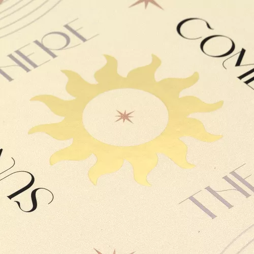 Cuaderno Argollado Tapa Dura Profesional Raya Kiut The Sun here Comes 160 Hojas