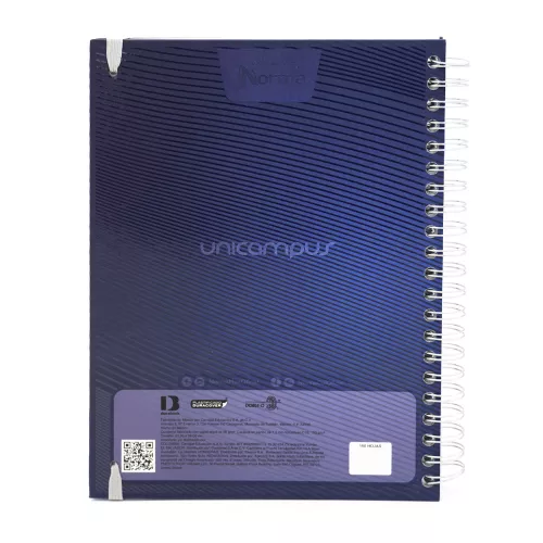 Cuaderno Argollado Tapa Dura Profesional Raya Unicampus Deep blue 160 Hojas