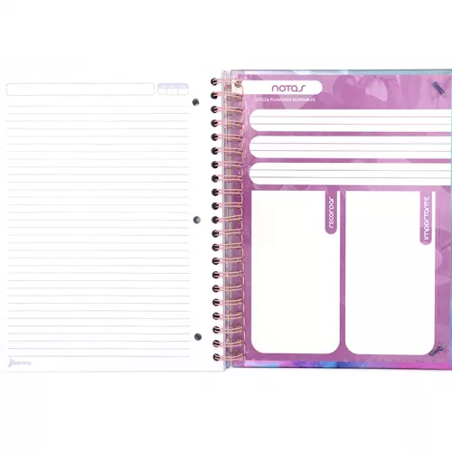 Cuaderno Argollado Tapa Dura Profesional Raya Unicampus Metalizado Celestial 160 Hojas 1