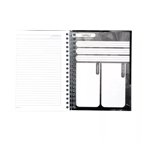 Cuaderno Argollado Tapa Dura Universitario Raya Unicampus Soft negro 160 Hojas