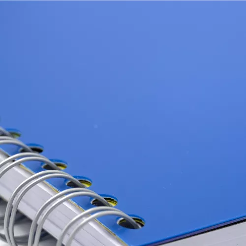 Cuaderno Argollado Universitario Cuadro Grande Master Degree Azul 160 Hojas