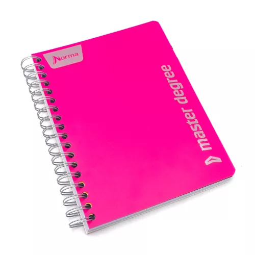 Cuaderno Argollado Universitario Raya Master Degree Rosa 160 Hojas