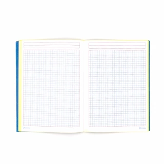 Cuaderno Cosido College Cuadro Chico Norma Color Amarillo 100 Hojas