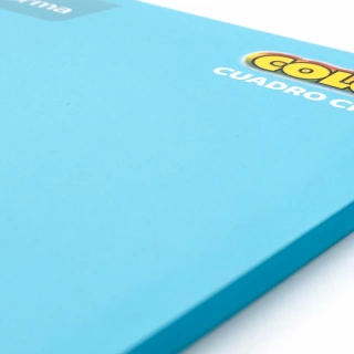 Cuaderno Cosido College Cuadro Chico Norma Color Azul claro 100 Hojas
