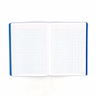 Cuaderno Cosido College Cuadro Grande Norma Color Azul 100 Hojas