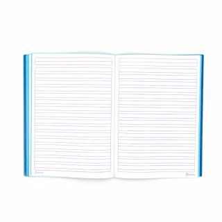 Cuaderno Cosido College Doble Raya Norma Color Azul claro 100 Hojas