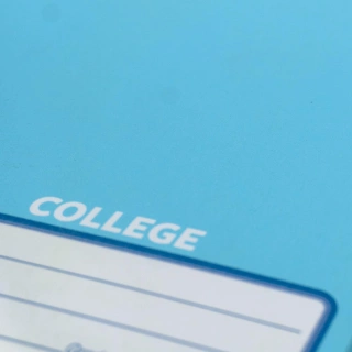 Cuaderno Cosido College Doble Raya Norma Color Azul claro 100 Hojas