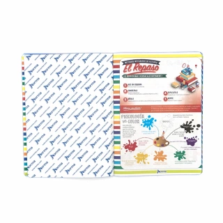 Cuaderno Cosido College Libreta de Tareas Norma Color Azul