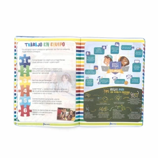 Cuaderno Cosido College Libreta de Tareas Norma Color Azul