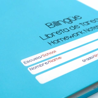 Cuaderno Cosido College Libreta de Tareas Norma Color Azul Claro