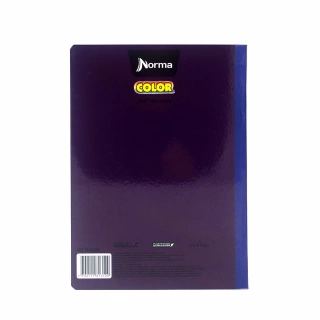 Cuaderno Cosido College Libreta de Tareas Norma Color Morado