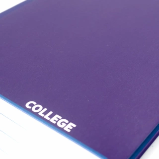 Cuaderno Cosido College Raya Norma Color Morado 100 Hojas