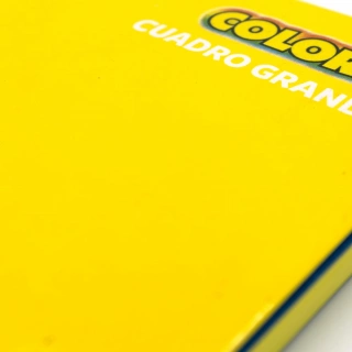 Cuaderno Cosido Frances Cuadro Grande Norma Color Amarillo 100 Hojas