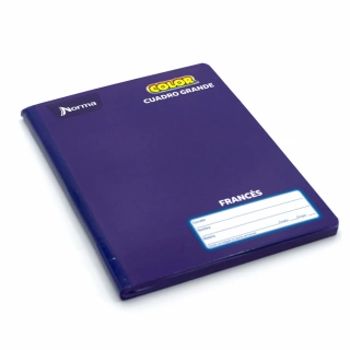 Cuaderno Cosido Frances Cuadro Grande Norma Color Morado 100 Hojas