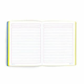 Cuaderno Cosido Frances Doble Raya Norma Color Amarillo 100 Hojas