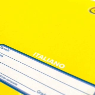Cuaderno Cosido Italiano Blanco Norma Color Amarillo 100 Hojas