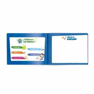 Cuaderno Cosido Italiano Blanco Norma Color Azul 100 Hojas