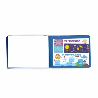 Cuaderno Cosido Italiano Blanco Norma Color Azul 100 Hojas