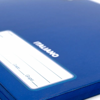 Cuaderno Cosido Italiano Blanco Norma Color Azul 100 Hojas