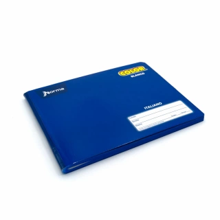 Cuaderno Cosido Italiano Blanco Norma Color Azul 100 Hojas