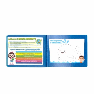 Cuaderno Cosido Italiano Blanco Norma Color Azul claro 100 Hojas