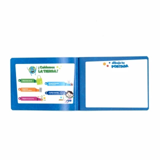 Cuaderno Cosido Italiano Blanco Norma Color Morado 100 Hojas