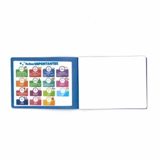 Cuaderno Cosido Italiano Blanco Norma Color Morado 100 Hojas