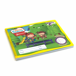 Cuaderno Cosido Italiano Cuadritos C Mi primer cuaderno Norma Marco Amarillo 72 Hojas