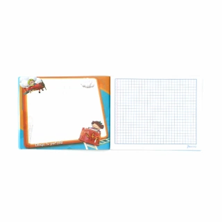 Cuaderno Cosido Italiano Cuadritos C Mi primer cuaderno Norma Marco Azul 72 Hojas