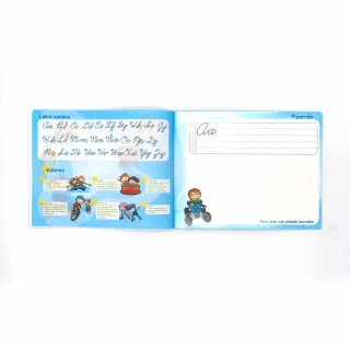 Cuaderno Cosido Italiano Cuadritos C Mi primer cuaderno Norma Marco Azul 72 Hojas