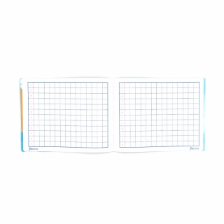 Cuaderno Cosido Italiano Cuadro Aleman Mi primer cuaderno Norma Marco Rojo 72 Hojas