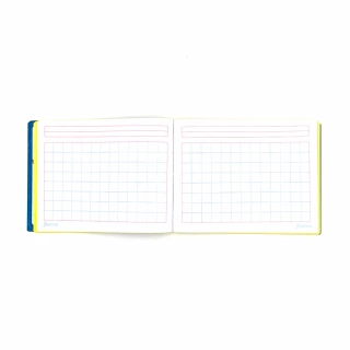 Cuaderno Cosido Italiano Cuadro Aleman Norma Color Amarillo 100 Hojas