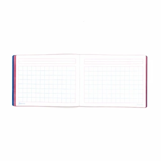 Cuaderno Cosido Italiano Cuadro Aleman Norma Color Rojo 100 Hojas
